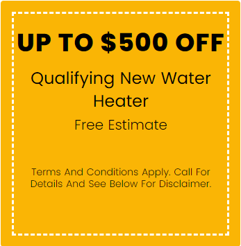 Up to $500 Off New Water Heater